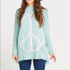 NWOT✨ SMYM Fireside Peace Sign Sweater
